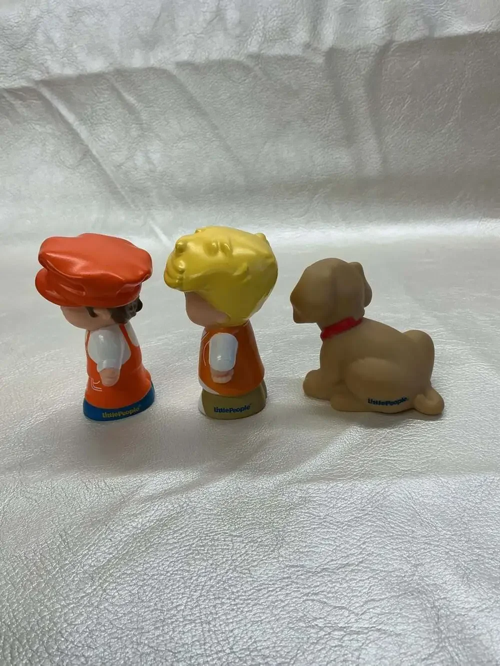Fisher-Price Little People Eddie Figure Set with Worker and Puppy